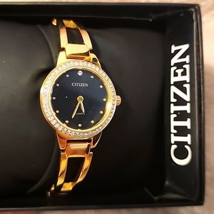 Citizens watch stainless steel water resistant